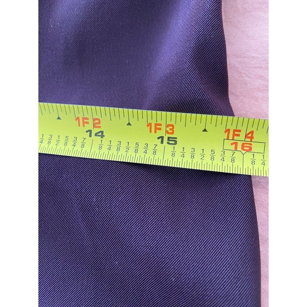 Vintage City Triangles Purple Y2K / 90s Mini Dress with Embroidered Flower - Picture 9 of 9